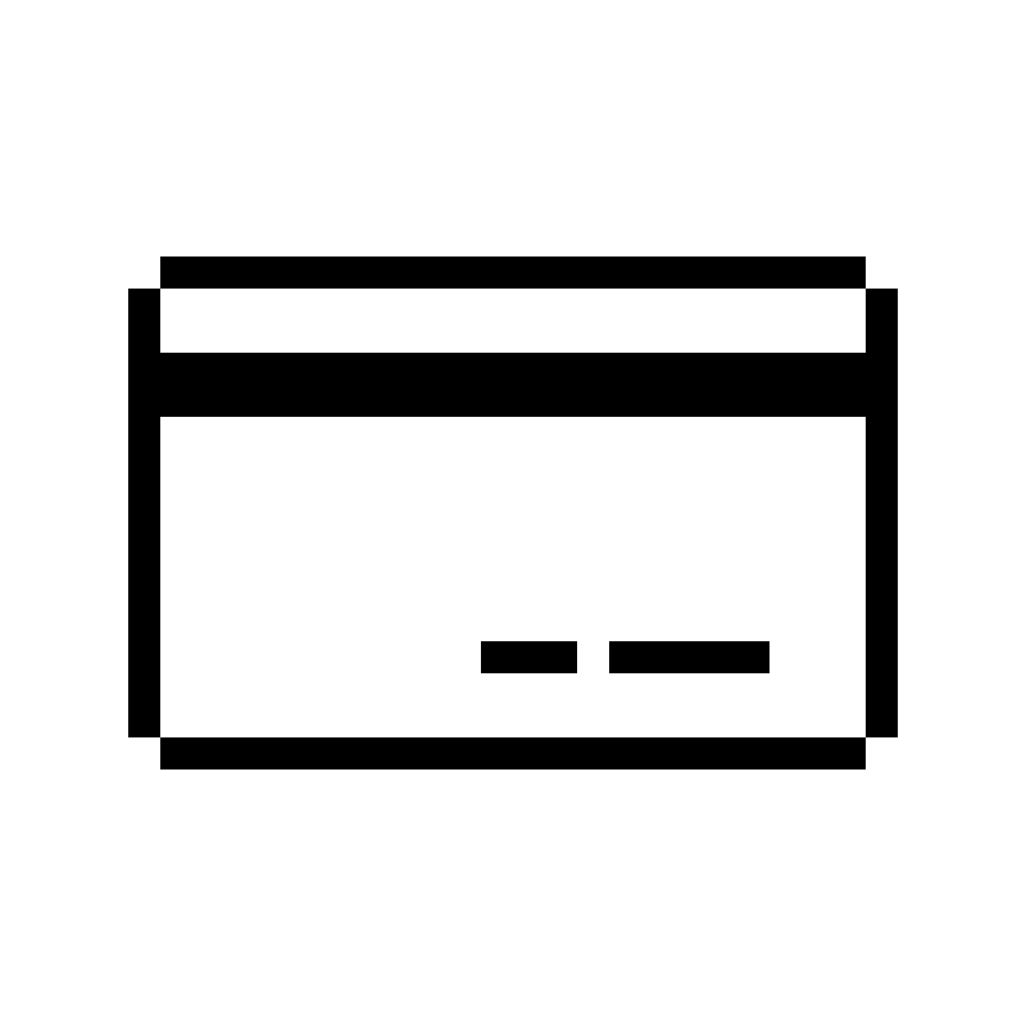Credit Card Pixel Icon | Free Vector Illustration + PNG