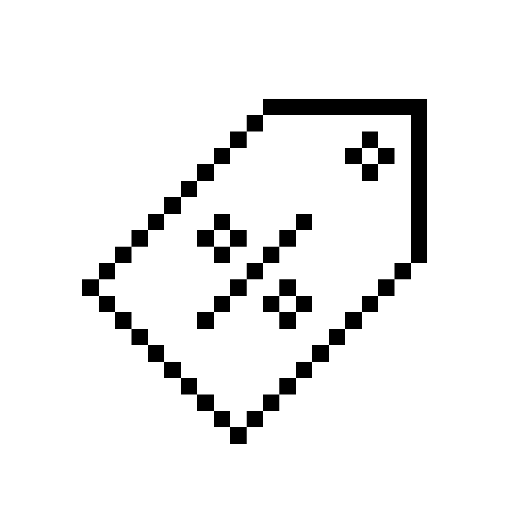 Price Tag Pixel Icon | Free Vector Illustration + PNG
