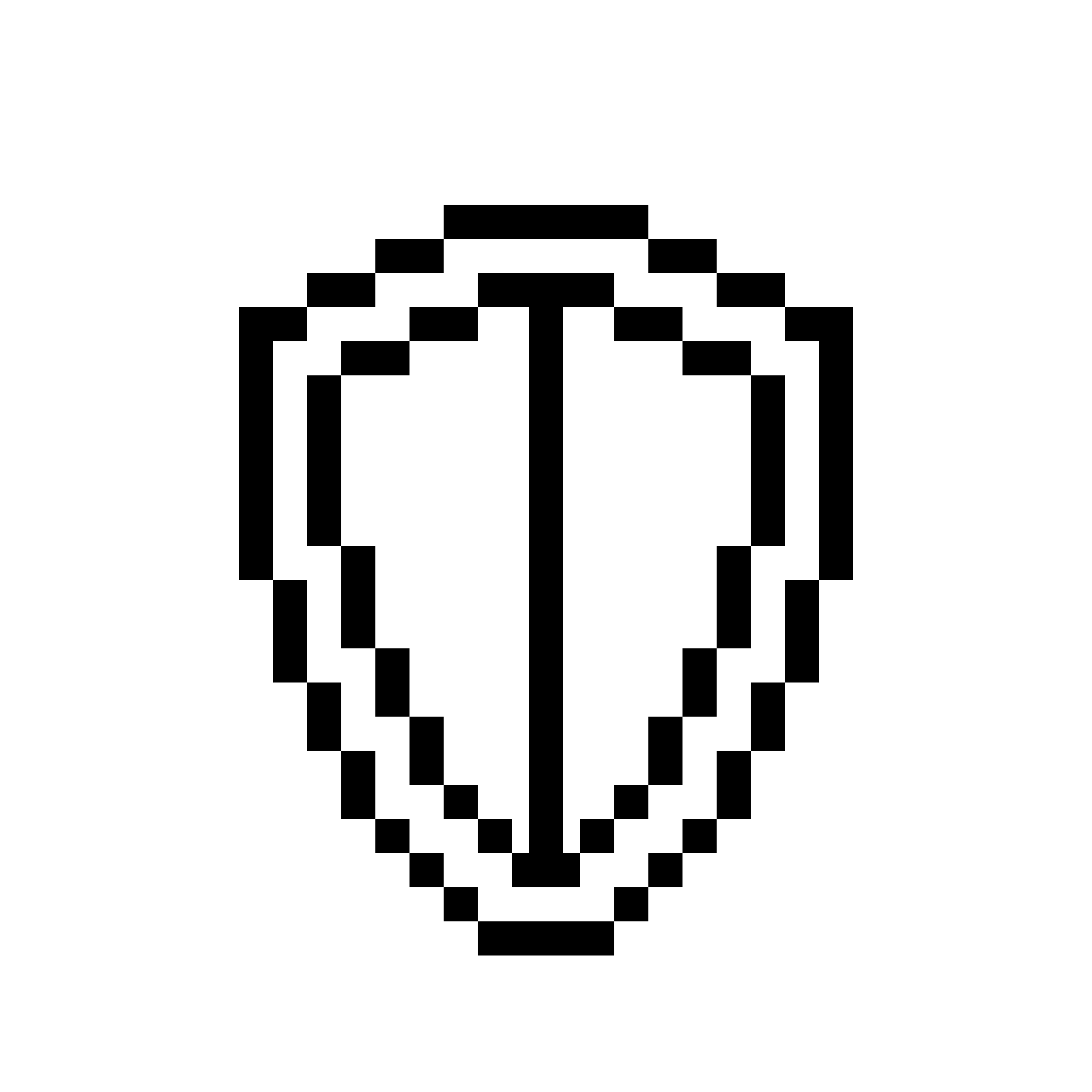 Shield Pixel Icon | Free Vector Illustration + PNG