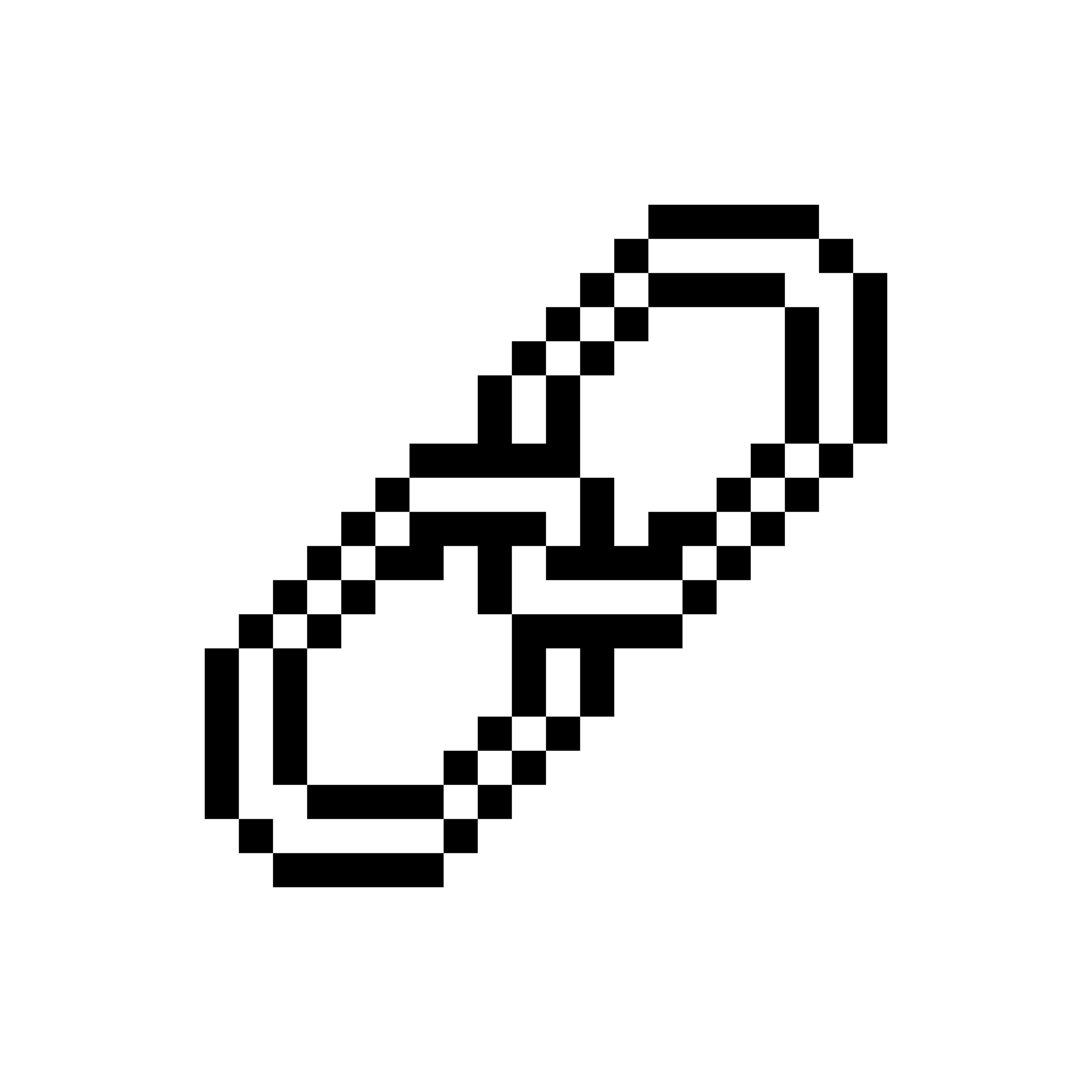 Link Chain Pixel Icon | Free Vector Illustration + PNG
