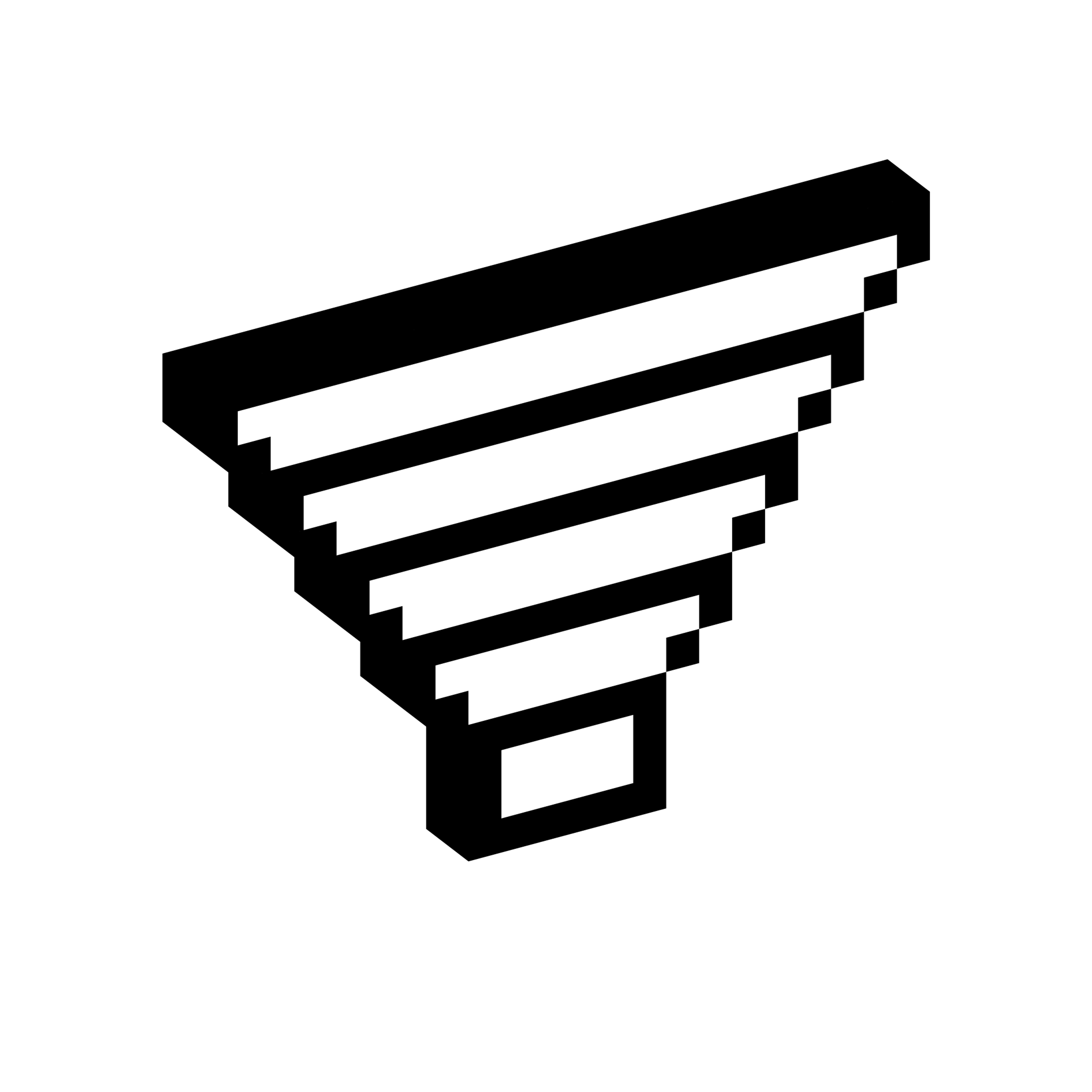 Funnel Chart Pixel Icon | Free Vector Illustration + PNG